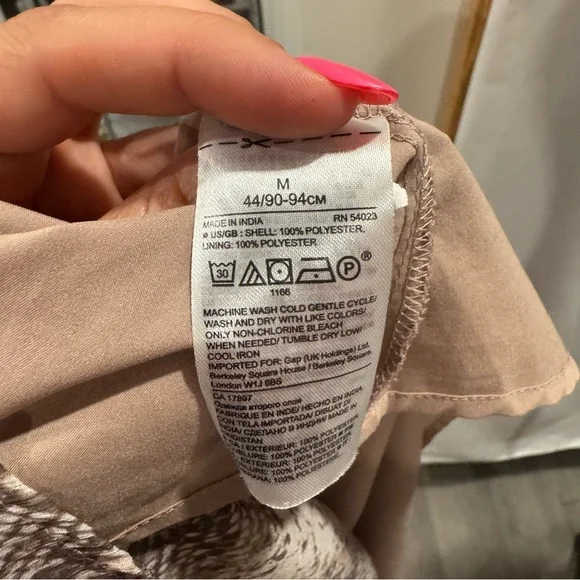 Banana Republic Snake Print Strappy Dress Size Medium Boho Grecian Flowy Sexy - Picture 4 of 6